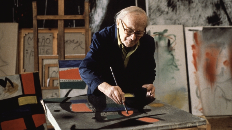 Joan Miró was known for his playful, abstract paintings