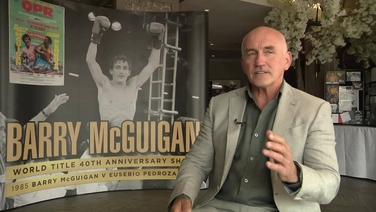 McGuigan remembers becoming boxing world champion 40 years on