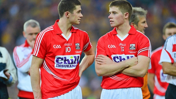 28 September 2013; A dejected Seamus Harnedy, left, and Conor Lehane, Cork, after the game. GAA Hurling All-Ireland Senior Championship Final Replay, Cork v Clare, Croke Park, Dublin. Picture credit: Barry Cregg / SPORTSFILE