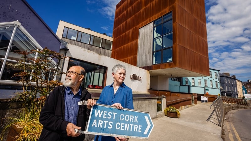 Brian Lalor and Ann Davoren outside West Cork Arts Centre (Pics: Emma Jervis Photography)