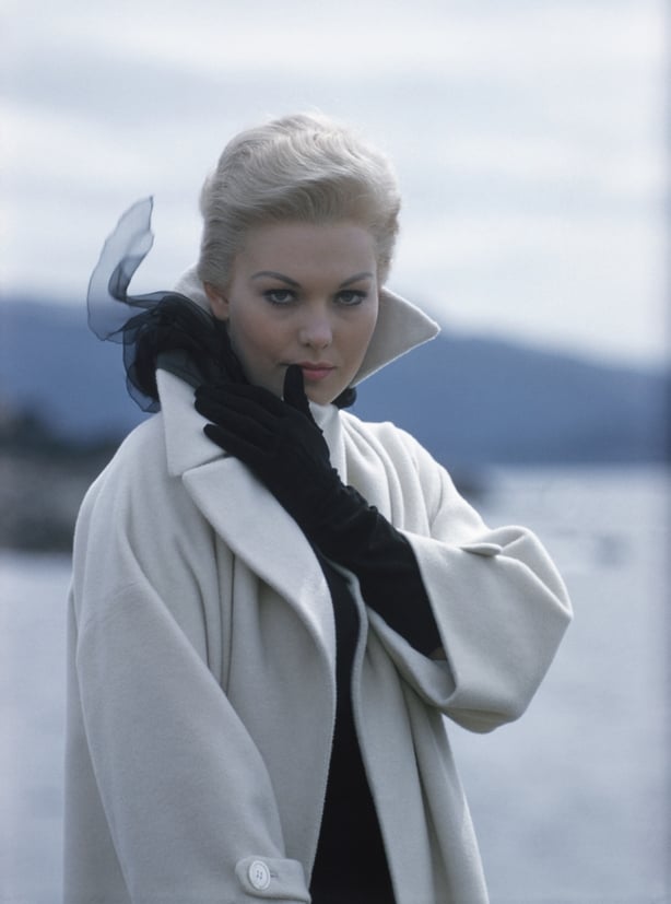 OCTOBER 12: Actress Kim Novak on the set of the 1958 film "Vertigo" on October 12, 1957. (Photo by Richard C. Miller/Donaldson Collection/Getty Images)