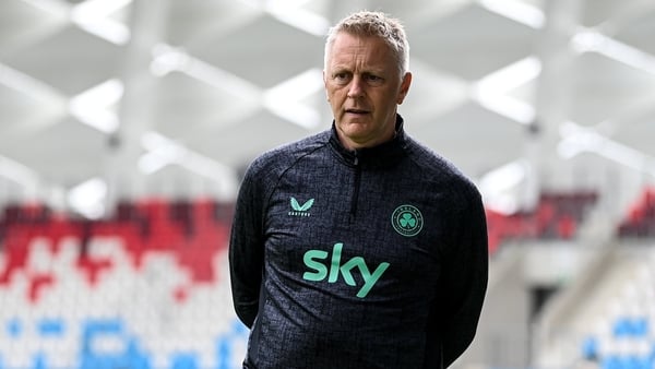 9 June 2025; Head coach Heimir Hallgrimsson during a Republic of Ireland training session at the Stade de Luxembourg in Luxembourg. Photo by Stephen McCarthy/Sportsfile