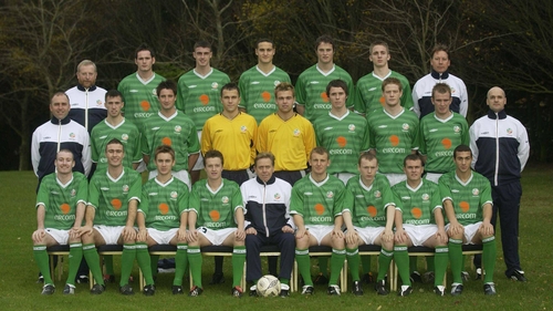 The Republic of Ireland U20 World Cup squad, which competed at the World Youth Championship Finals in the United Arab Emirates in 2003