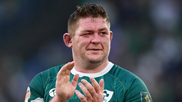 15 March 2025; Tadhg Furlong of Ireland after the Guinness Six Nations Rugby Championship match between Italy and Ireland at the Stadio Olimpico in Rome, Italy. Photo by Seb Daly/Sportsfile