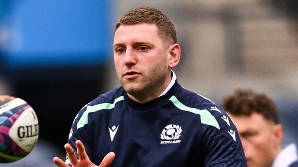 8 February 2025; Finn Russell during a Scotland rugby captain's run at Scottish Gas Murrayfield Stadium in Edinburgh, Scotland. Photo by Ramsey Cardy/Sportsfile