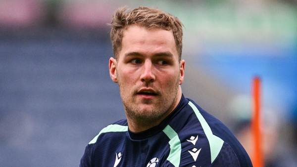 8 February 2025; Duhan van der Merwe during a Scotland rugby captain's run at Scottish Gas Murrayfield Stadium in Edinburgh, Scotland. Photo by Ramsey Cardy/Sportsfile