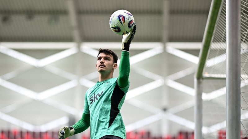 Max O'Leary, pictured in training on Monday