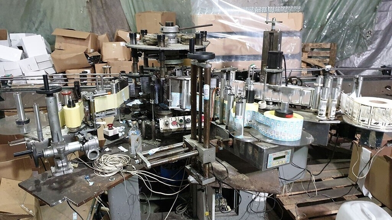 Counterfeiters frequently print fake labels to place on empty bottles (Pic: Alliance Against Counterfeit Spirits)