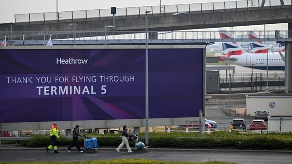 Passenger numbers at London's Heathrow Airport rose to a record 39.9 million in the first half, up 0.3% on the same time last year