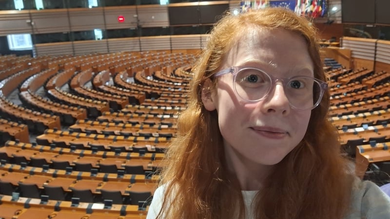 Isabelle sat German and gives a shout-out to Frau Prior!