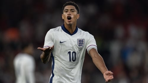 Jude Bellingham was frustrated during England's loss to Senegal