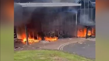 Fires started and windows smashed in at Larne Leisure Centre Co Antrim