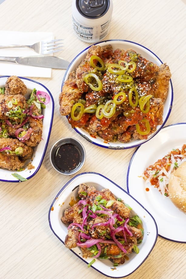 a plate of food on a table