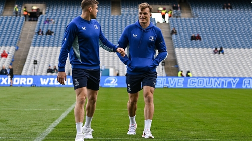 Garry Ringrose (l) and Josh van der Flier are back for Leinster