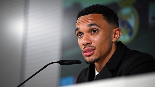 Real Madrid's Trent Alexander-Arnold during a press conference at Real Madrid City, Madrid. Picture date: Thursday June 12, 2025. PA Photo. Photo credit should read: Borja Hojas/PA Wire.RESTRICTIONS: Use subject to restrictions. Editorial use only, no com