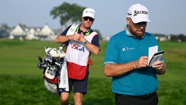 OAKMONT, PENNSYLVANIA - JUNE 12: Shane Lowry of Ireland walks off the 10th green during the first round of 125th U.S. Open Championship at Oakmont Country Club on June 12, 2025 in Oakmont, Pennsylvania. (Photo by Ben Jared/PGA TOUR via Getty Images)