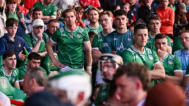7 June 2025; Limerick captain Cian Lynch, 11, after the Munster GAA Hurling Senior Championship final match between Limerick and Cork at LIT Gaelic Grounds in Limerick. Photo by Piaras Ó Mídheach/Sportsfile