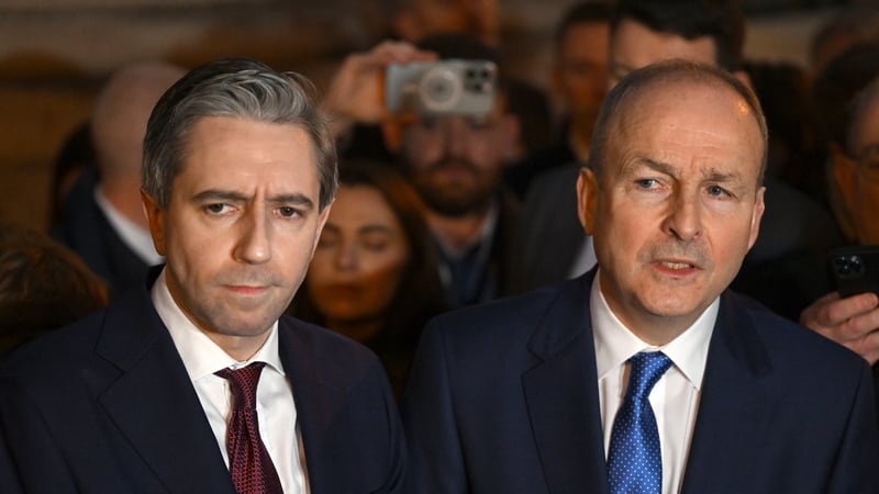Tánaiste Simon Harris and Taoiseach Mícheál Martin both attended the British-Irish Council meeting in Northern Ireland