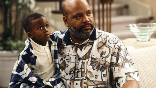 FRESH PRINCE OF BEL-AIR, THE -- "Get a Job" Episode 2 -- Pictured: (l-r) Ross Bagley as Nicky Banks, James Avery as Philip Banks -- Photo by: Jan Sonnenmair/NBCU Photo Bank