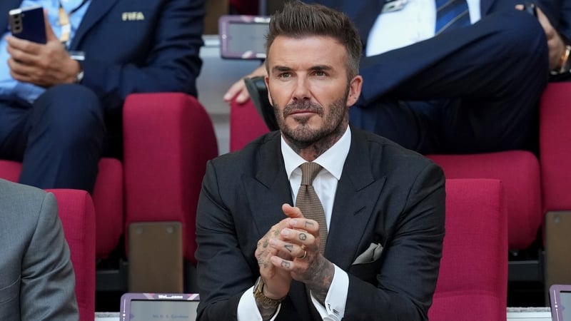 David Beckham was a brand ambassador the 2022 World Cup in Qatar
