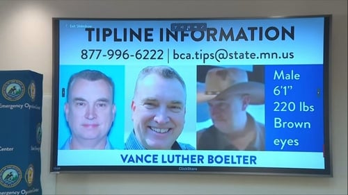 Authorities named the assailant as 57-year-old Vance Luther Boelter