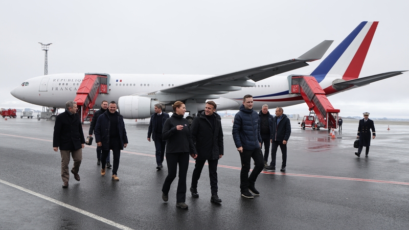 President Emmanuel Macron was invited by the prime ministers of Greenland and Denmark