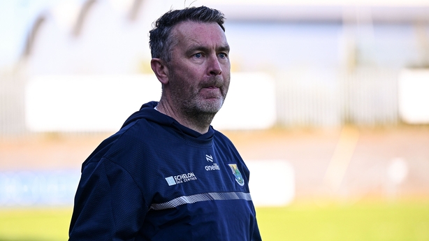 6 April 2025; Wicklow manager Oisín McConville during the Leinster GAA Football Senior Championship round one match between Longford and Wicklow at Glennon Brothers Pearse Park in Longford. Photo by Ray McManus/Sportsfile