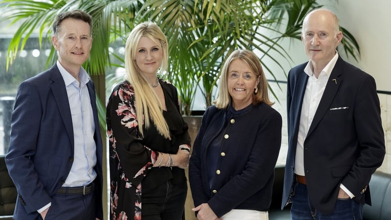 Michael Neary from Grant Thornton, Rena Maycock from Chirp, Fionnuala Wall from AxisBIC and Jim Barry, from the Barry Group