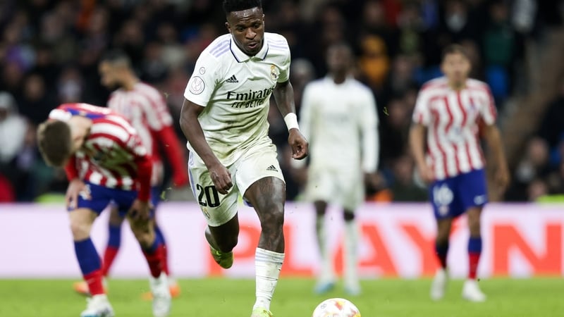 Vinicius was the victim of a hate crime during a game against Atletico
