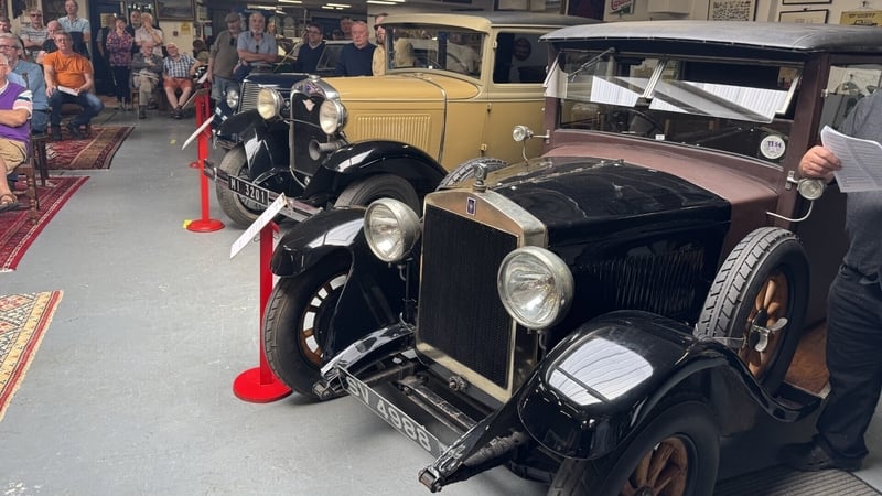 The vintage and classic cars being sold at the auction dated from the early 1900s