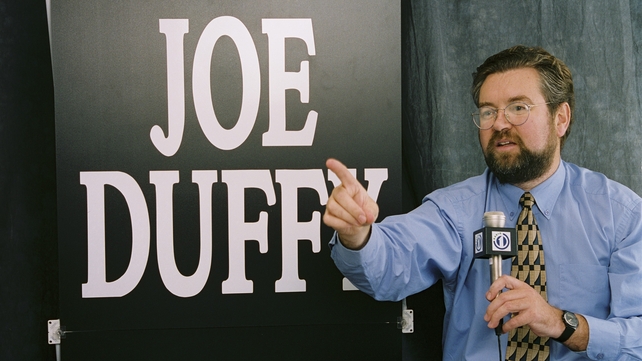 Joe Duffy pictured in RTÉ, 1996