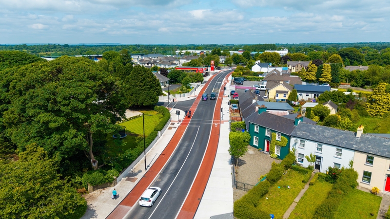 Longford County Council said the 1.3km of cycle track will benefit people living, working and going to school in the area