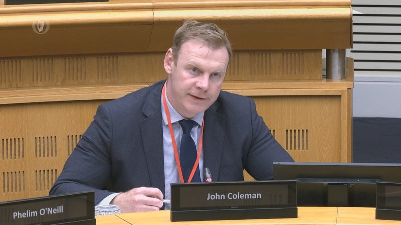 John Coleman, CEO of the Land Development Agency, was before the Oireachtas Housing Committee