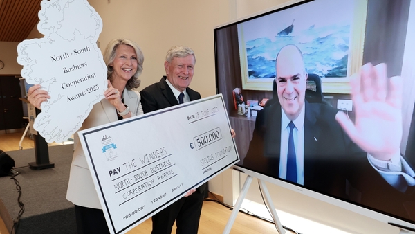 Tracy Ghori, Co-ordinator at the Stelios Foundation, Daniel Mulhall, Former Irish Ambassador to the US, UK, Germany and Malaysia, Sir Stelios Haji-Ioannou, Creator and Owner of the easy family of brands, and Founder and President at the Stelios Foundation