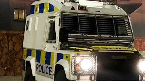 The PSNI responded to rioting in the Nailor's Row area of the city (file pic)