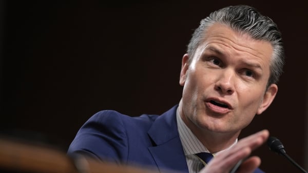 WASHINGTON, DC - JUNE 18: U.S. Secretary of Defense Pete Hegseth testifies before the Senate Armed Services Committee in the Dirksen Senate Office Building on June 18, 2025 in Washington, DC. The Committee met to hear testimony on the proposed budget requ