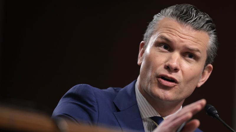 US Defence Secretary Pete Hegseth claimed those aboard the vessel were 'narco-terrorists'