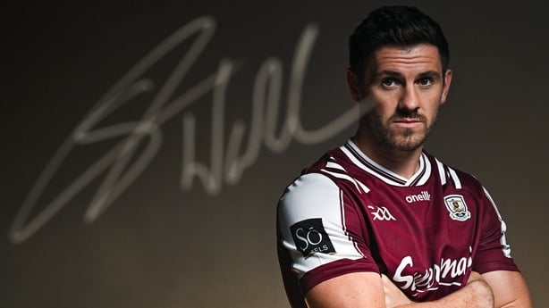 17 June 2025; Galway footballer Shane Walsh poses for a portrait at the national launch of the GAA Football All-Ireland Senior Championship Series at the Croke Park in Dublin. Photo by Sam Barnes/Sportsfile