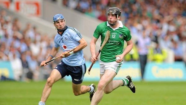 24 July 2011; Declan Hannon, Limerick, in action against Daire Plunkett, Dublin. GAA Hurling All-Ireland Senior Championship Quarter Final, Dublin v Limerick, Semple Stadium, Thurles, Co. Tipperary. Picture credit: Diarmuid Greene / SPORTSFILE