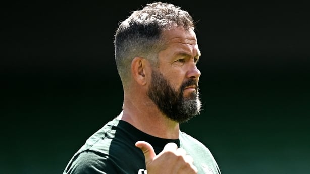 19 June 2025; Head coach Andy Farrell during a British & Irish Lions captain's run at the Aviva Stadium in Dublin. Photo by Seb Daly/Sportsfile