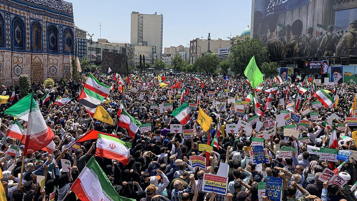 "There's a distinction between rallying around the flag and rallying around the regime"