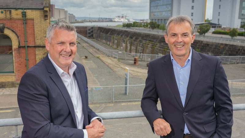 Paddy Trainor, Managing Director of Cybit Cyber and Paul Rellis, CEO Viatel Technology Group.