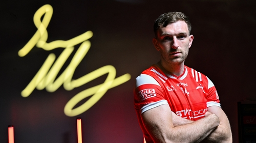 Sam Mulroy poses for a portrait at the launch of the All-Ireland SFC series