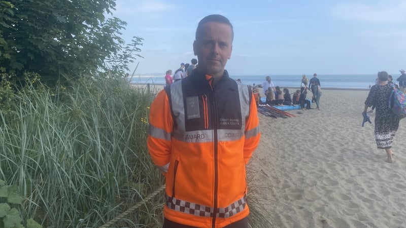 Coast Guard Fergus Cooney advises people to call first for assistance when they see someone in difficulty