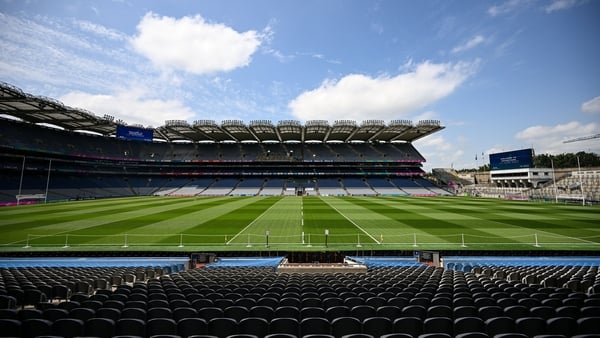 A general view before the GAA Hurling All-Ireland Senior Championship quarter-final match between Dublin and Limerick at Croke Park in Dublin.