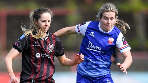 Katie Lawlee bagged the late winner for Treaty United