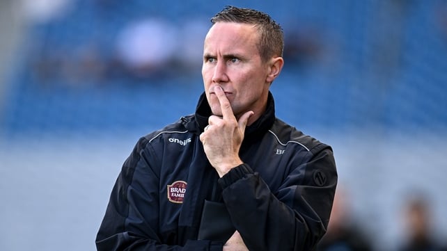 Brian Flanagan cuts a pensive figure in the clash with Fermanagh