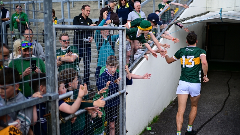 David Clifford acknowledges Kerry supporters after victory over Cavan. The Fossa man plundered 3-07 in a man-of-the-match display