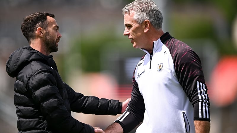 Conor Laverty and Pádraic Joyce had plenty of praise for each other's teams after a thrilling contest at Páirc Esler