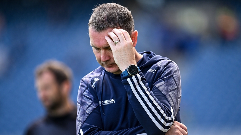 Wicklow manager Oisín McConville during the Tailteann Cup semi-final
